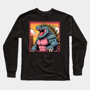 Himbo Godzilla, King of Beef Long Sleeve T-Shirt